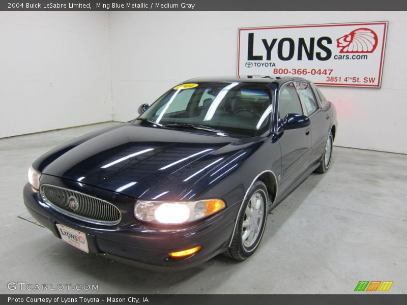 Ming Blue Metallic / Medium Gray 2004 Buick LeSabre Limited