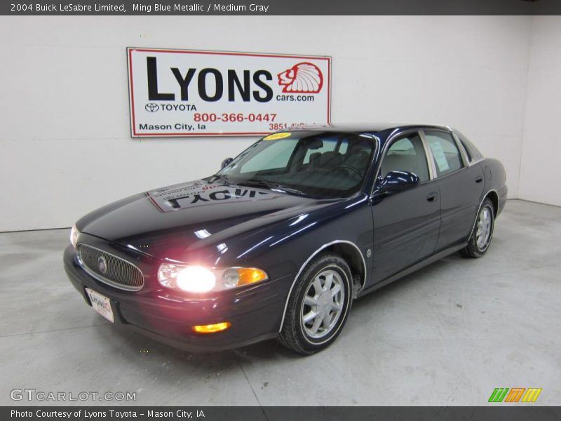 Ming Blue Metallic / Medium Gray 2004 Buick LeSabre Limited