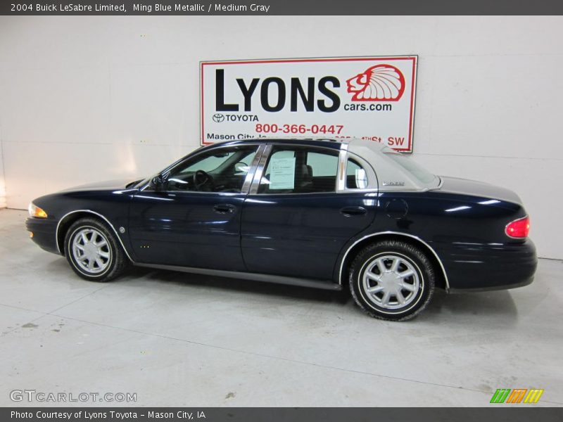 Ming Blue Metallic / Medium Gray 2004 Buick LeSabre Limited