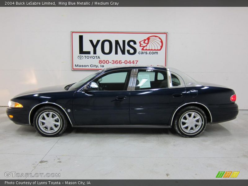 Ming Blue Metallic / Medium Gray 2004 Buick LeSabre Limited