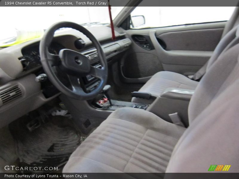 Torch Red / Gray 1994 Chevrolet Cavalier RS Convertible