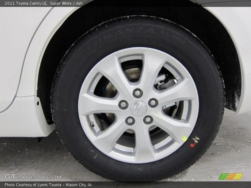 Super White / Ash 2011 Toyota Camry LE
