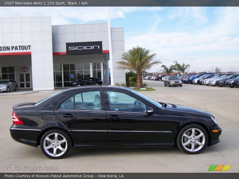 Black / Ash 2007 Mercedes-Benz C 230 Sport