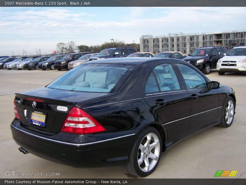 Black / Ash 2007 Mercedes-Benz C 230 Sport