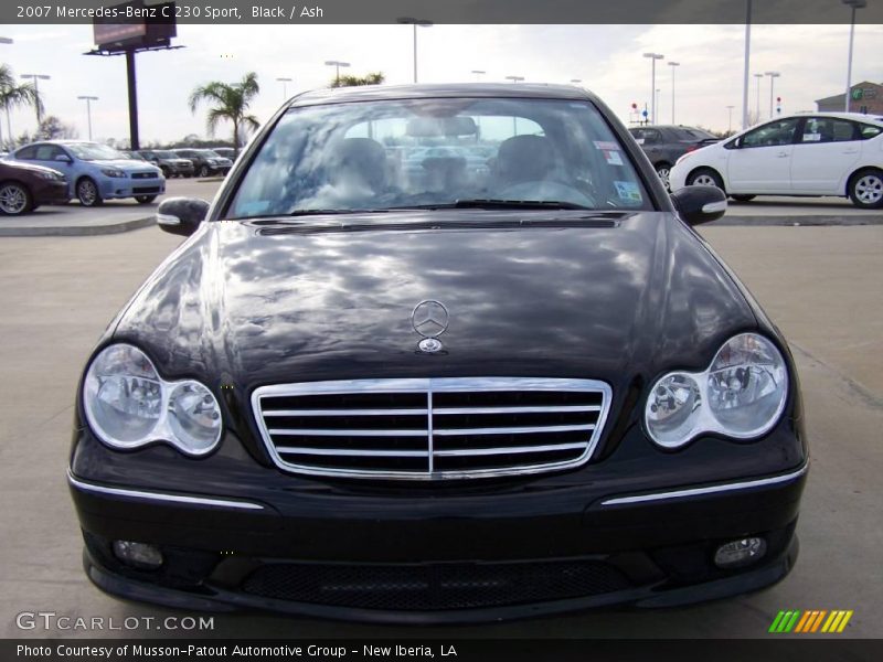 Black / Ash 2007 Mercedes-Benz C 230 Sport