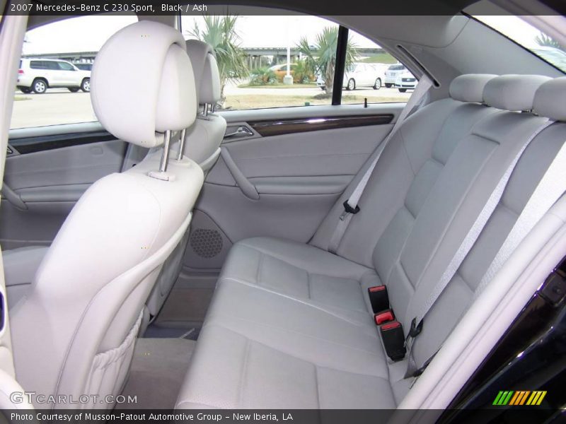 Black / Ash 2007 Mercedes-Benz C 230 Sport