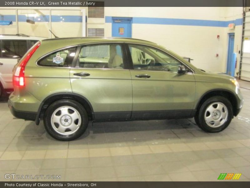 Green Tea Metallic / Ivory 2008 Honda CR-V LX