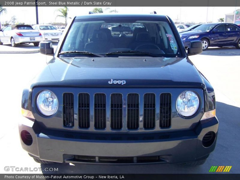 Steel Blue Metallic / Dark Slate Gray 2008 Jeep Patriot Sport