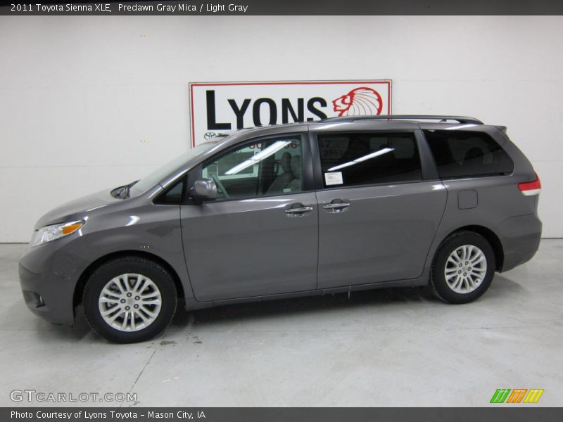 Predawn Gray Mica / Light Gray 2011 Toyota Sienna XLE
