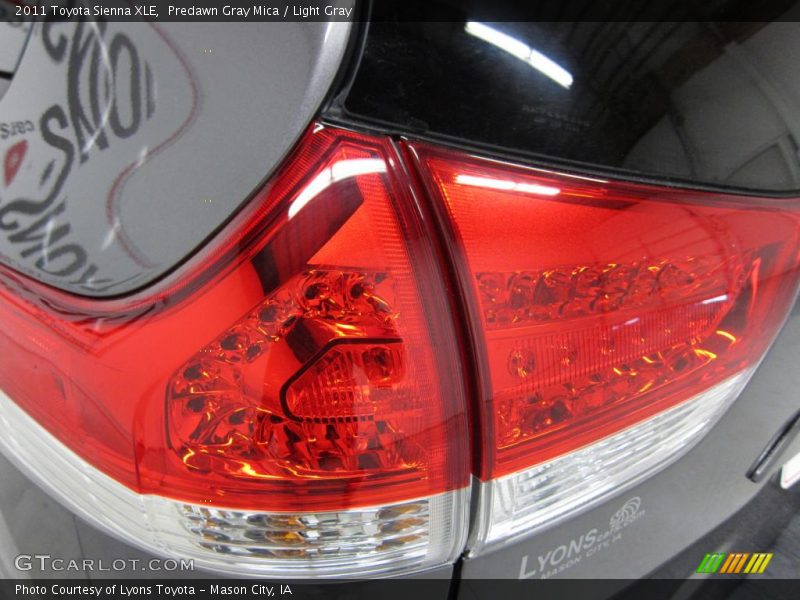 Predawn Gray Mica / Light Gray 2011 Toyota Sienna XLE