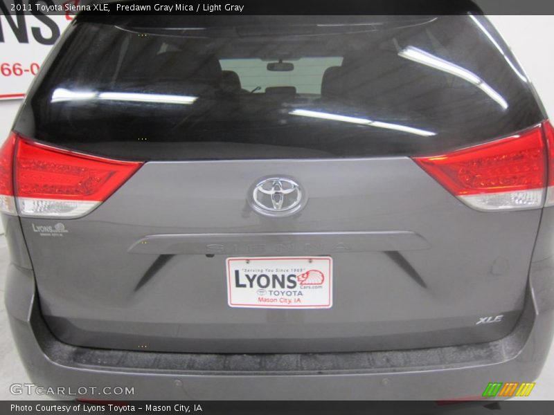 Predawn Gray Mica / Light Gray 2011 Toyota Sienna XLE