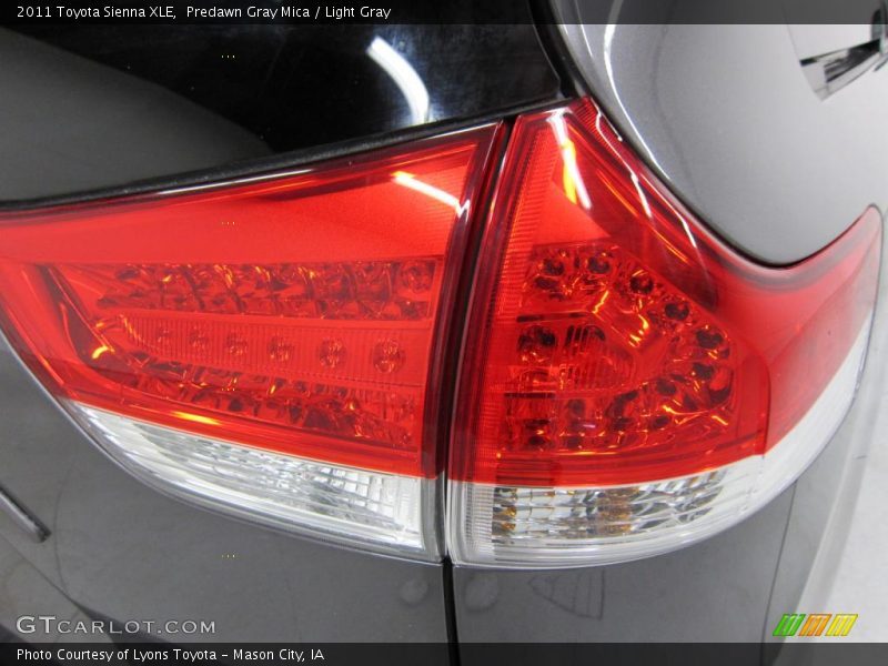 Predawn Gray Mica / Light Gray 2011 Toyota Sienna XLE