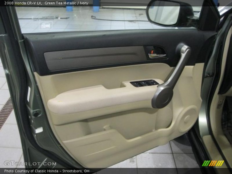 Green Tea Metallic / Ivory 2008 Honda CR-V LX