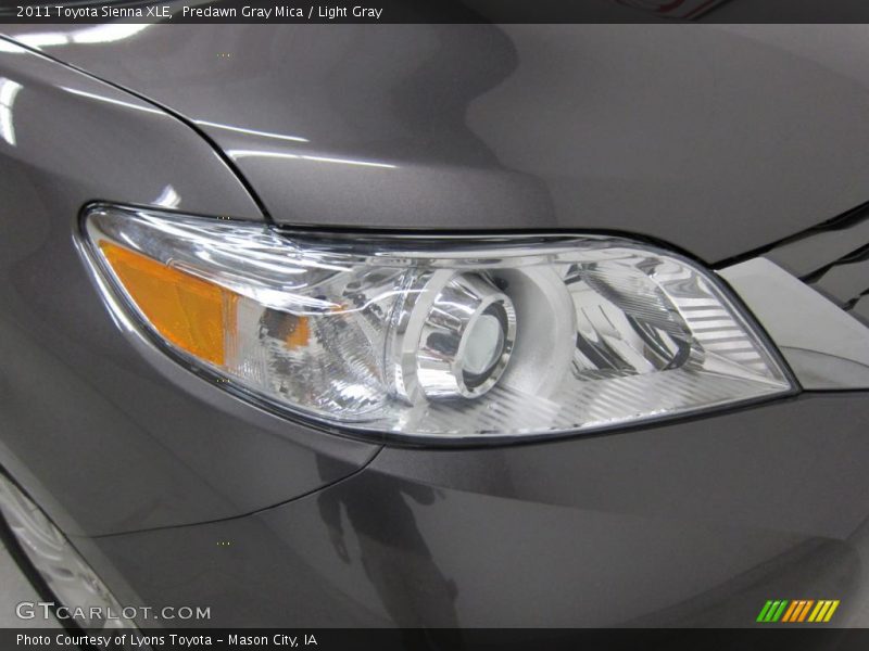 Predawn Gray Mica / Light Gray 2011 Toyota Sienna XLE