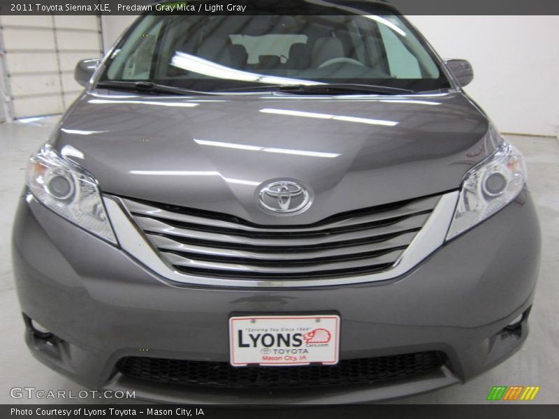 Predawn Gray Mica / Light Gray 2011 Toyota Sienna XLE