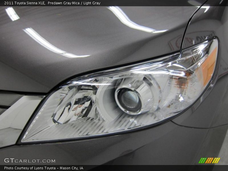 Predawn Gray Mica / Light Gray 2011 Toyota Sienna XLE