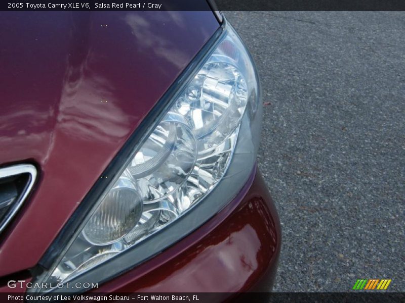 Salsa Red Pearl / Gray 2005 Toyota Camry XLE V6