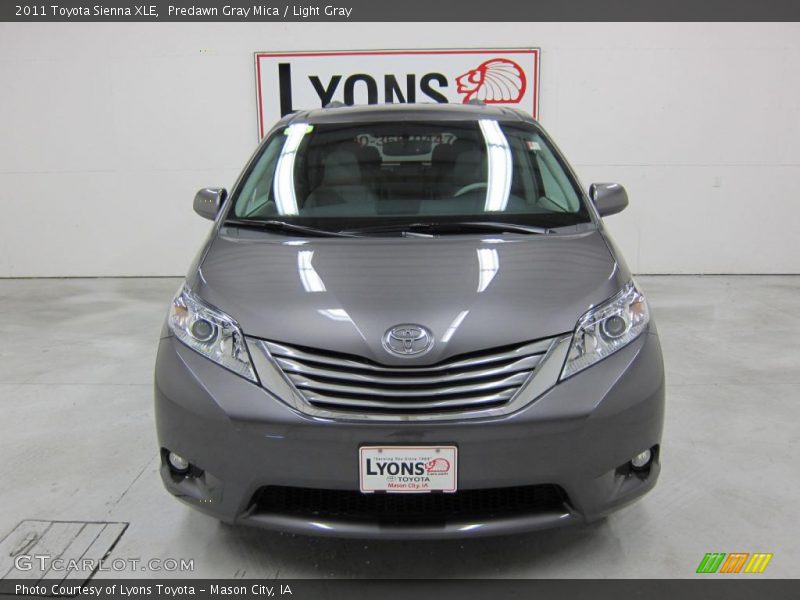 Predawn Gray Mica / Light Gray 2011 Toyota Sienna XLE
