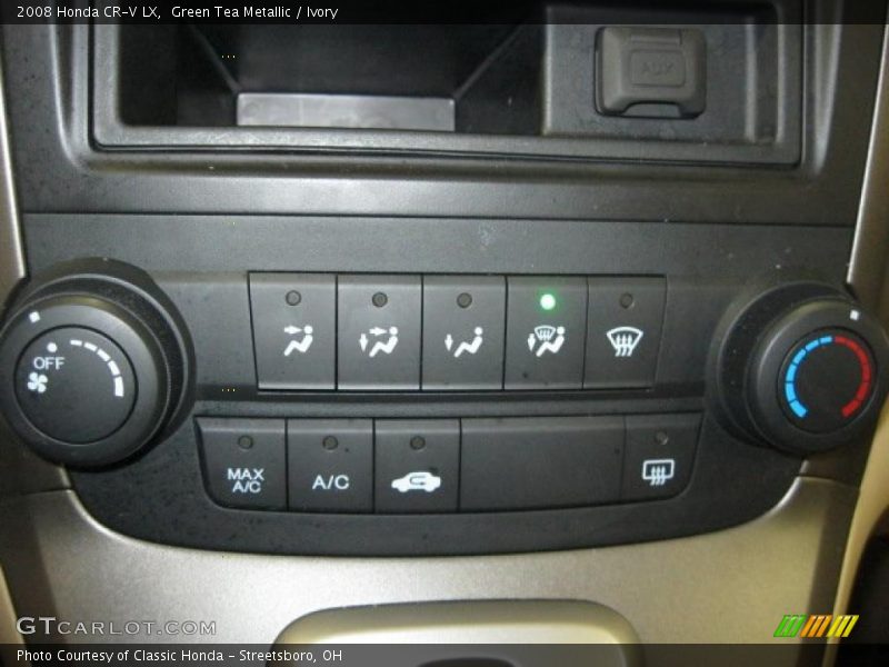 Green Tea Metallic / Ivory 2008 Honda CR-V LX