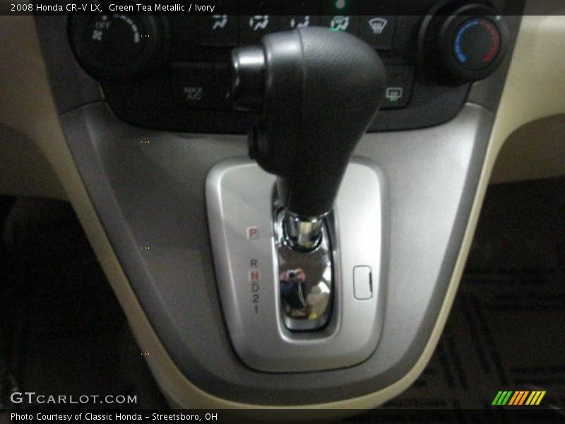 Green Tea Metallic / Ivory 2008 Honda CR-V LX