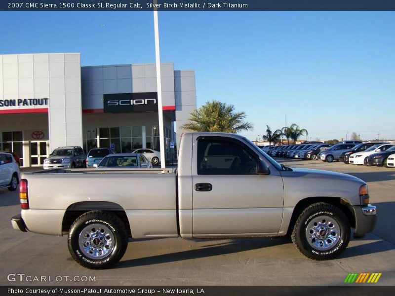 Silver Birch Metallic / Dark Titanium 2007 GMC Sierra 1500 Classic SL Regular Cab