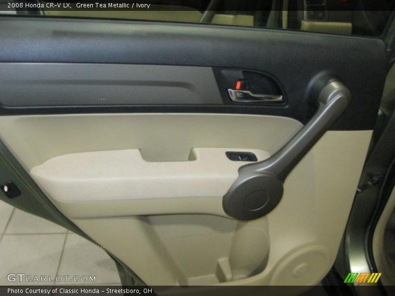 Green Tea Metallic / Ivory 2008 Honda CR-V LX