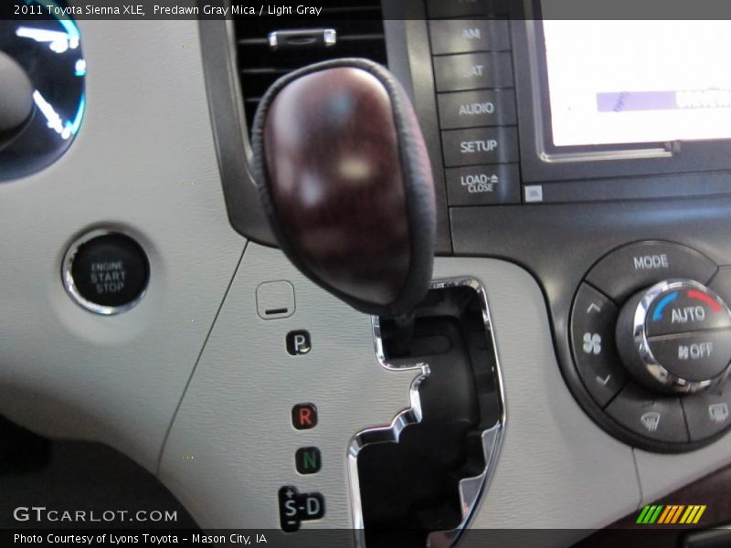 Predawn Gray Mica / Light Gray 2011 Toyota Sienna XLE