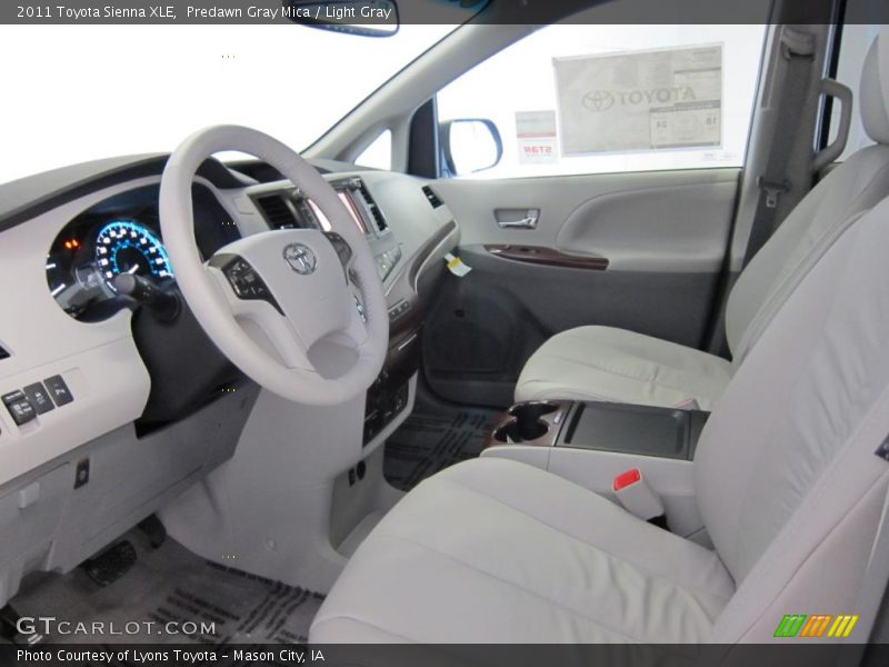 Predawn Gray Mica / Light Gray 2011 Toyota Sienna XLE