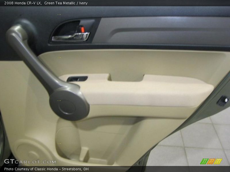 Green Tea Metallic / Ivory 2008 Honda CR-V LX
