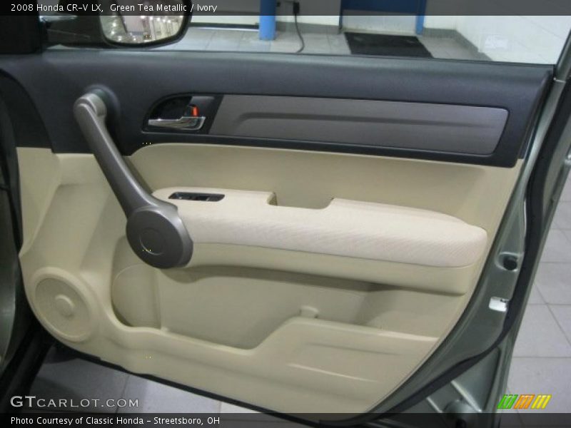 Green Tea Metallic / Ivory 2008 Honda CR-V LX