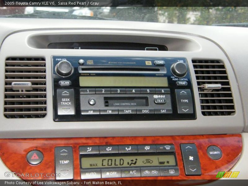 Salsa Red Pearl / Gray 2005 Toyota Camry XLE V6