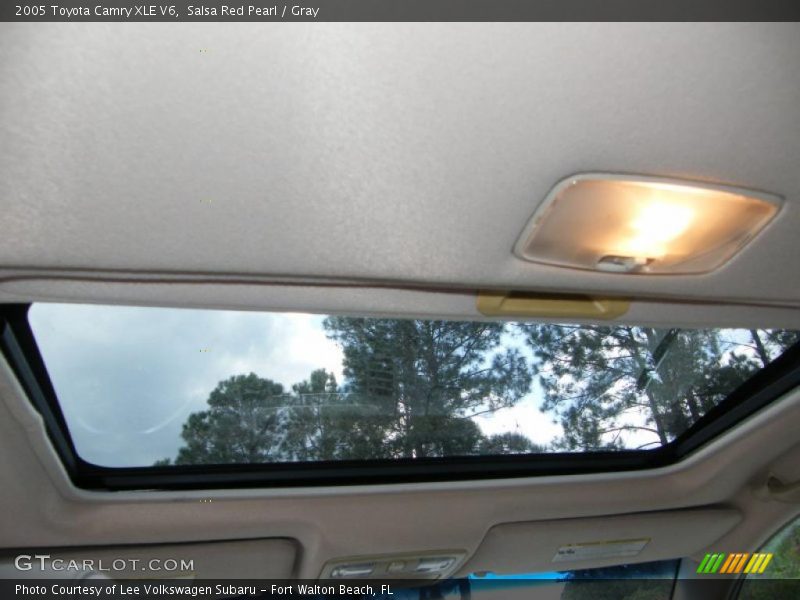 Salsa Red Pearl / Gray 2005 Toyota Camry XLE V6