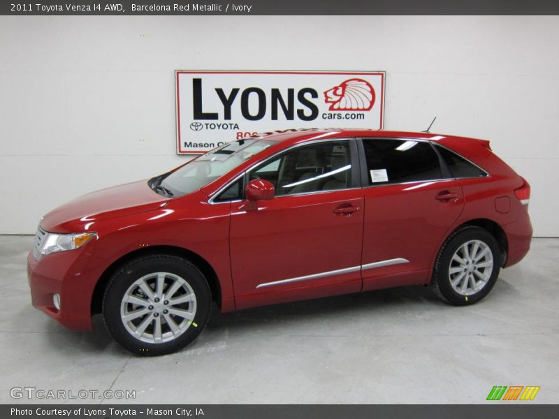 Barcelona Red Metallic / Ivory 2011 Toyota Venza I4 AWD
