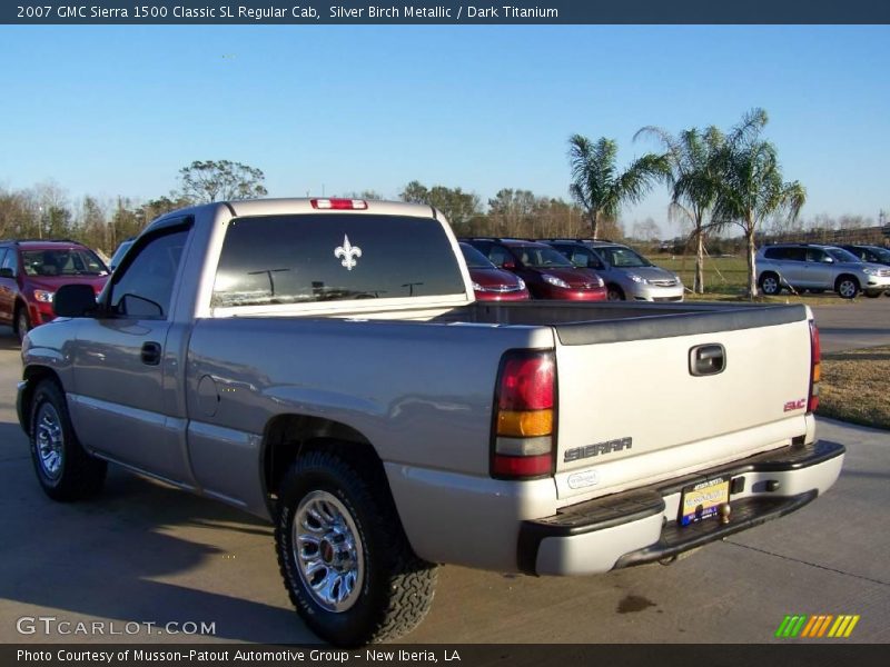 Silver Birch Metallic / Dark Titanium 2007 GMC Sierra 1500 Classic SL Regular Cab