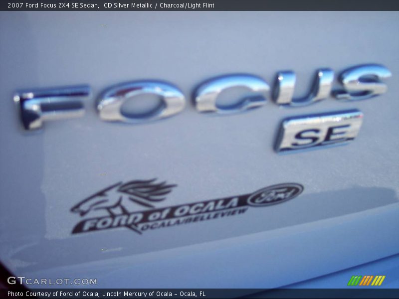 CD Silver Metallic / Charcoal/Light Flint 2007 Ford Focus ZX4 SE Sedan