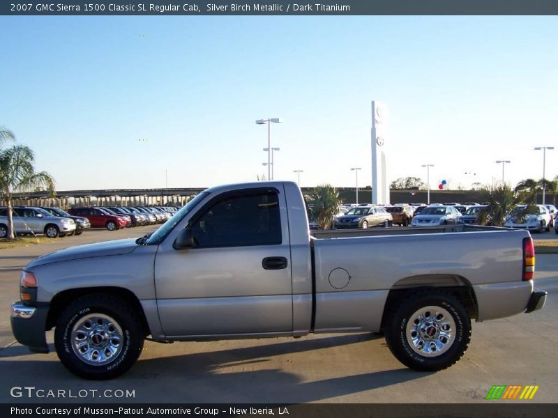 Silver Birch Metallic / Dark Titanium 2007 GMC Sierra 1500 Classic SL Regular Cab