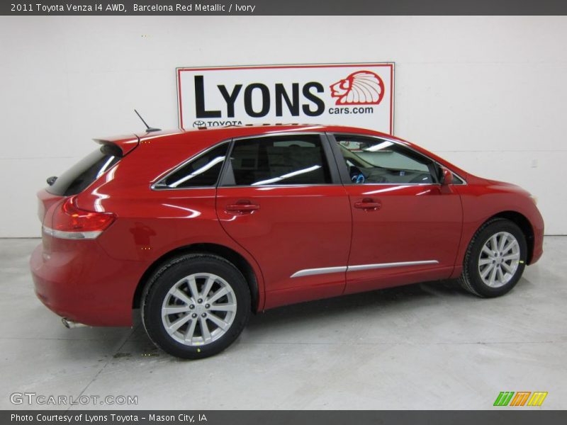 Barcelona Red Metallic / Ivory 2011 Toyota Venza I4 AWD