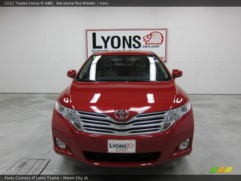 Barcelona Red Metallic / Ivory 2011 Toyota Venza I4 AWD