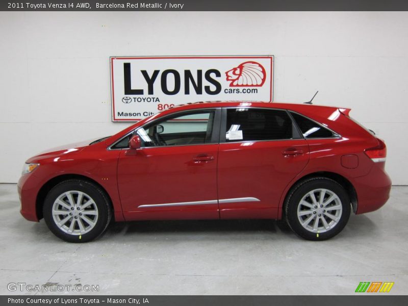 Barcelona Red Metallic / Ivory 2011 Toyota Venza I4 AWD