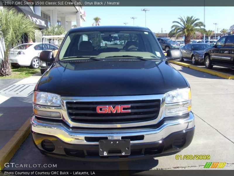 Onyx Black / Neutral 2007 GMC Sierra 1500 Classic SLE Crew Cab