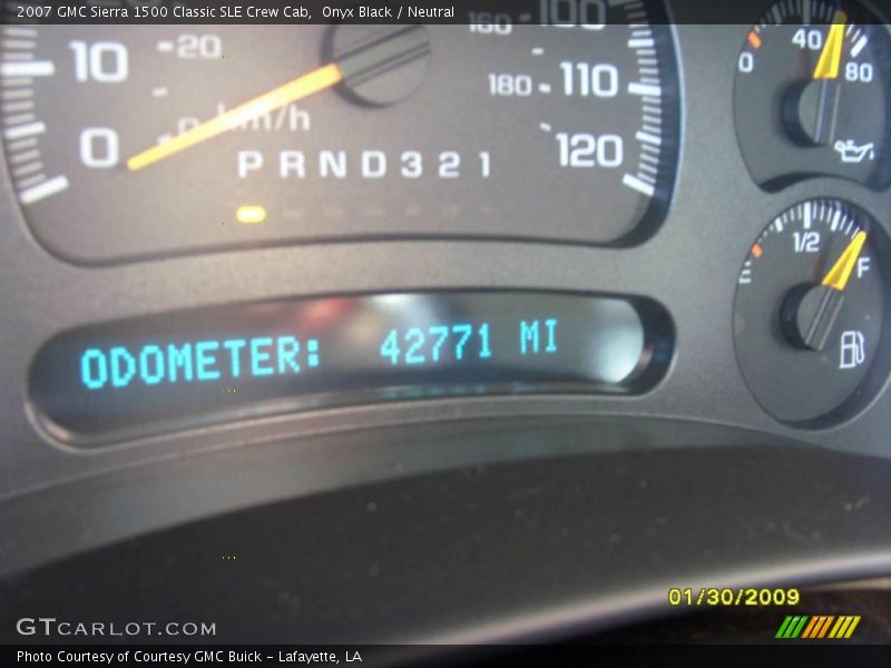 Onyx Black / Neutral 2007 GMC Sierra 1500 Classic SLE Crew Cab