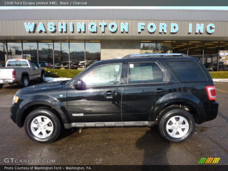 Black / Charcoal 2008 Ford Escape Limited 4WD