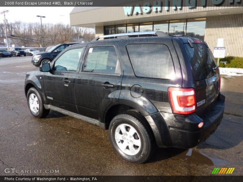Black / Charcoal 2008 Ford Escape Limited 4WD