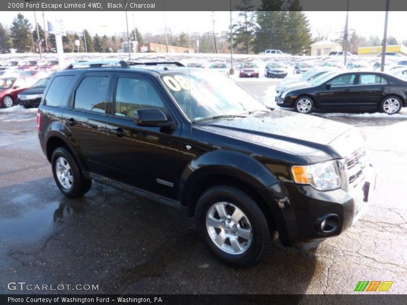 Black / Charcoal 2008 Ford Escape Limited 4WD