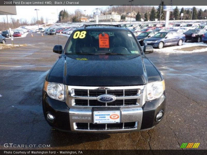 Black / Charcoal 2008 Ford Escape Limited 4WD
