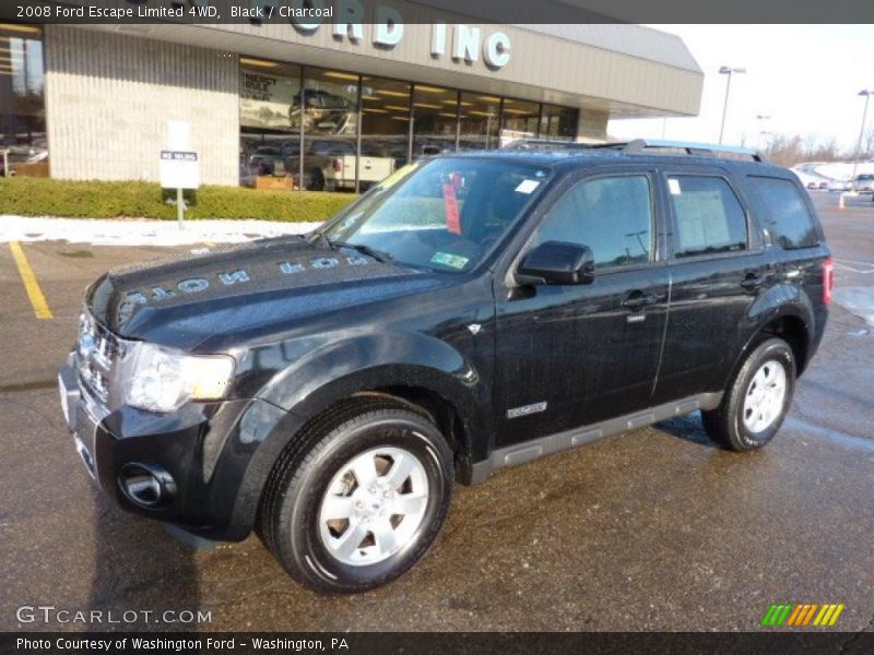 Black / Charcoal 2008 Ford Escape Limited 4WD
