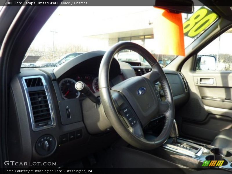 Black / Charcoal 2008 Ford Escape Limited 4WD