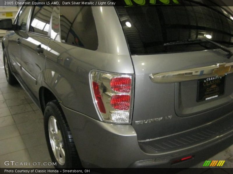 Dark Silver Metallic / Light Gray 2005 Chevrolet Equinox LS AWD