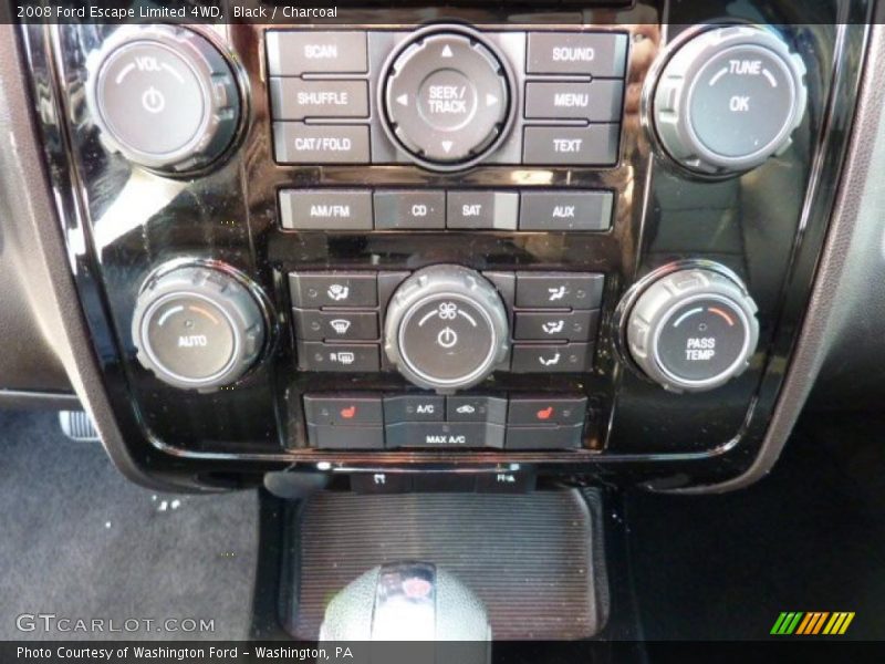 Black / Charcoal 2008 Ford Escape Limited 4WD
