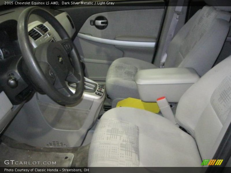 Dark Silver Metallic / Light Gray 2005 Chevrolet Equinox LS AWD